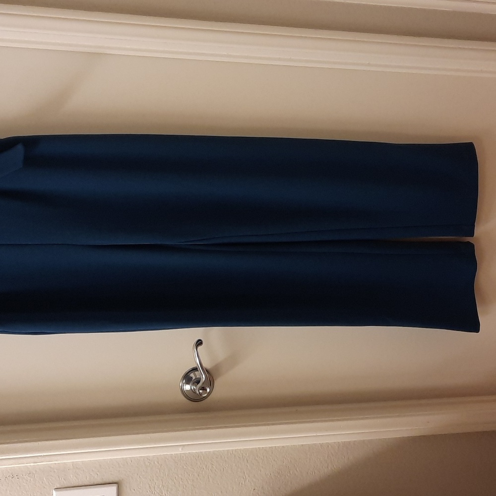 NWT, Tahari ASL Teal Belted Jumpsuit - Picture 6 of 14